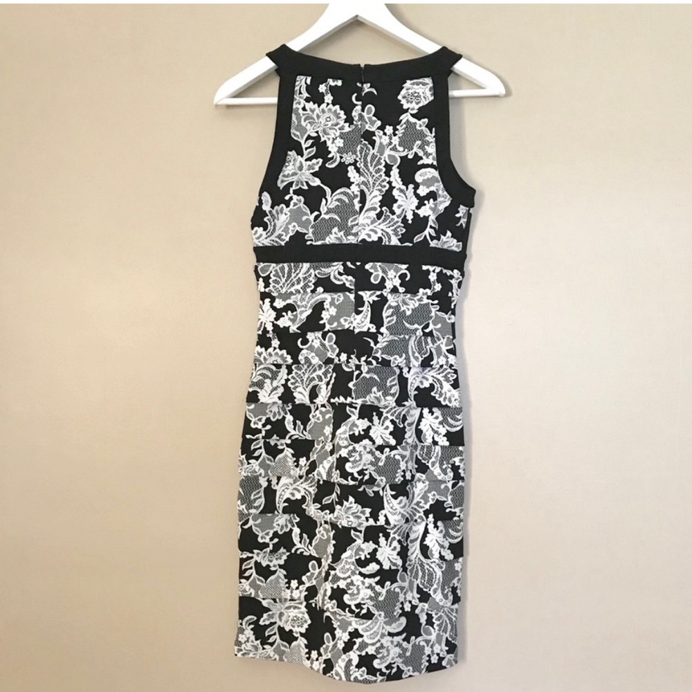 WHBM halter slimming sheath lace dress size 2